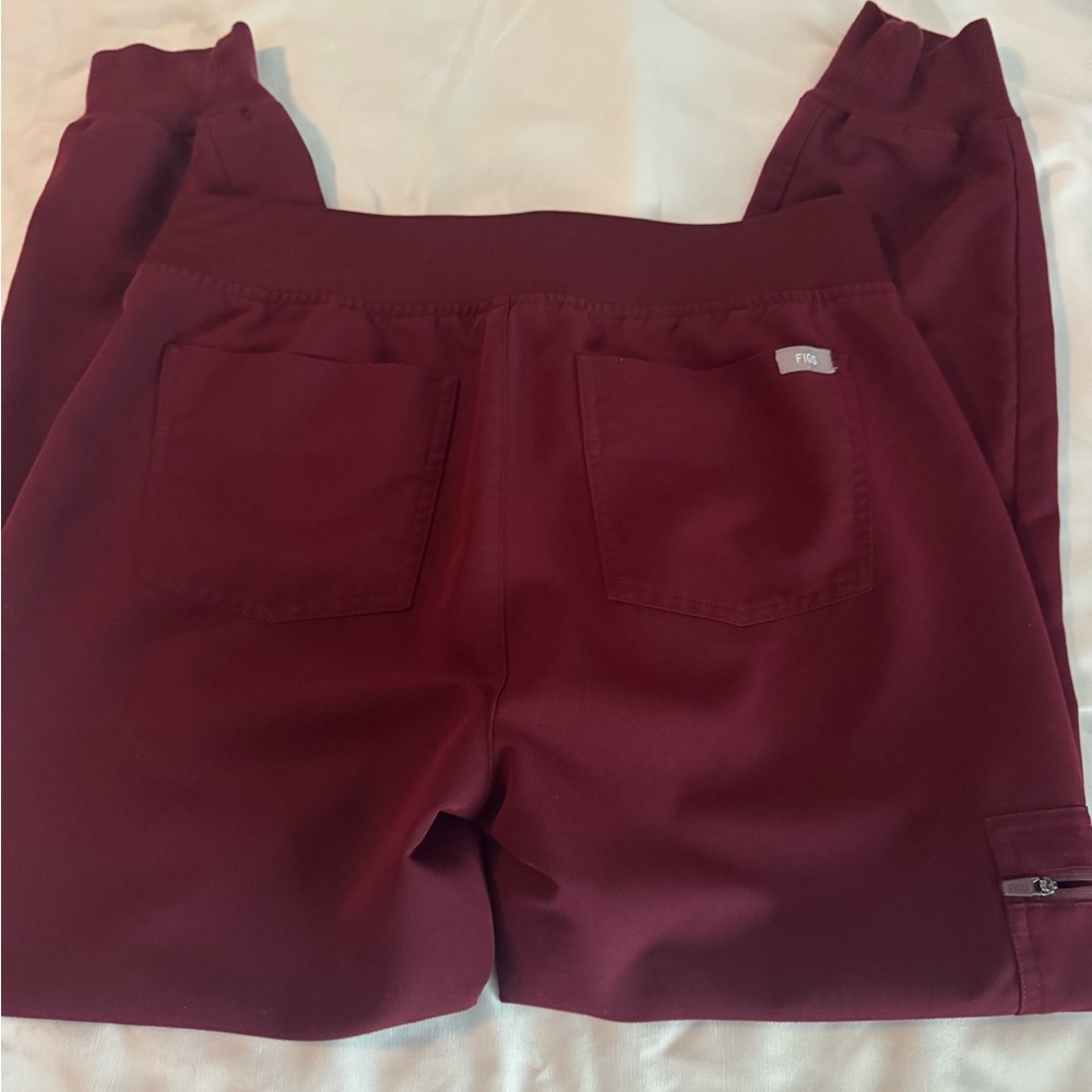 Figs Scrub Set Burgundy